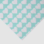 BRUID & CO. Blauwe En Zilveren Hartjes Tissuepapie Tissuepapier (Detail)