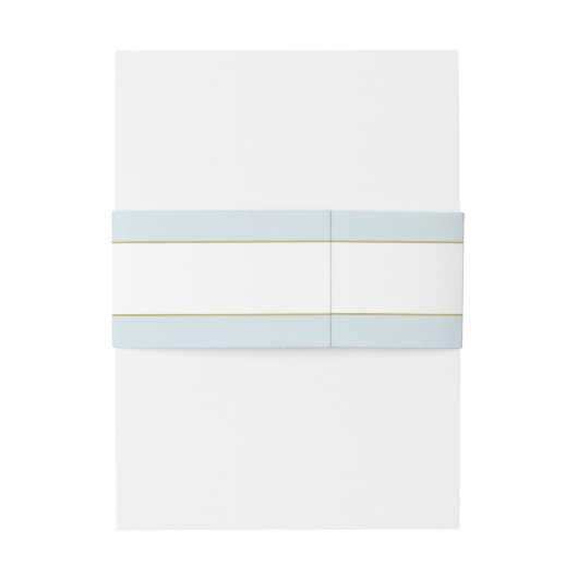 BRUID & CO Blauwgroen Blauw Boeket Wedding Suite Uitnodigingen Wikkel (Achterkant Voorbeeld)