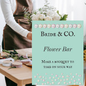 Bruid Co Blauwgroen Blue Pearl Vrijgezellenfeest F Perfect Poster