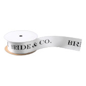 BRUID & CO. Bruid To Be Party Shower Party Ribbon Satijnen Lint (Spoel)