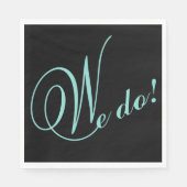 BRUID & CO Het Gelukkige Paar We Feesten Servet (Voorkant)