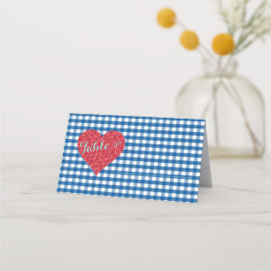 BRUID & CO Kitsch Country Wedding Douche Party Plaatskaartje