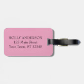 BRUID CO Summer Bride Spetter Personalized Feest Bagagelabel (Achterkant horizontaal)