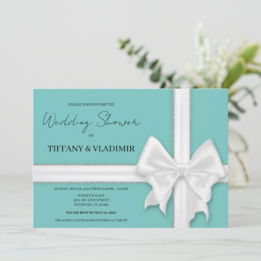 Bruid & Co Thema Uitnodiging (Staand voorkant)