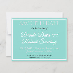 BRUID CO Touch van Zilveren Traditionele Trouwsuit Save The Date
