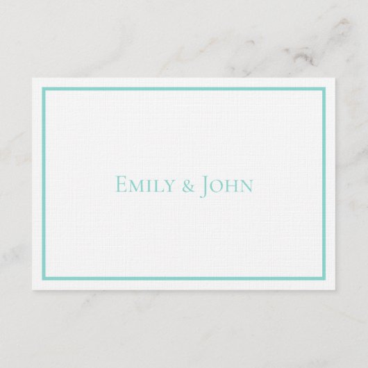 Bruid Co Trouwsuite Wit Traditionele Receptie Informatiekaartje (Achterkant)