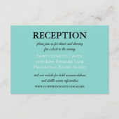 Bruid Co Trouwsuite Wit Traditionele Receptie Informatiekaartje (Voorkant)