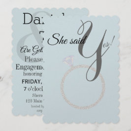 BRUID & CO Ze zei ja! Diamanten verlovingsring Kaart