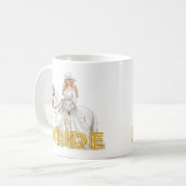 bruid cowgirl koffiemok (Voorkant links)