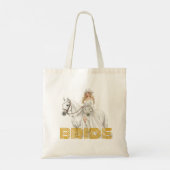 bruid cowgirl tote bag (Achterkant)