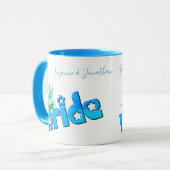 Bruid Cute Persoonlijke Trouwdag Mok (Voorkant links)