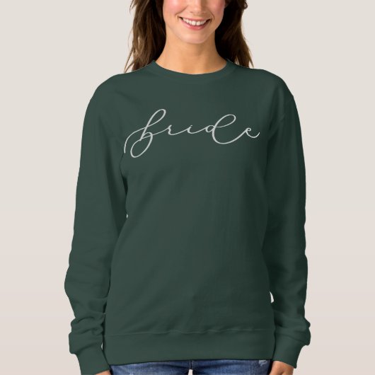 Bruid Cute Script Bachelorette/Bruid Feest Sweater (Voorkant)