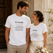Bruid Definitie T-Shirt | Gepersonaliseerd Bruid C