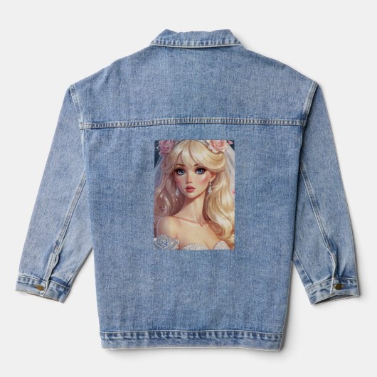 bruid denim jas jacket (Achterkant)