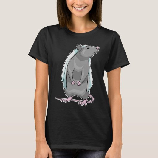 Bruid der ratten bruiloft t-shirt (Voorkant)