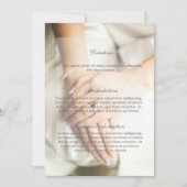 Bruid Diamanten Ring Bruiloft Richting Kaart (Voorkant)