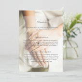 Bruid Diamanten Ring Bruiloft Richting Kaart (Staand voorkant)