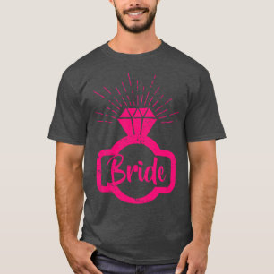 Bruid Diamanten Ring Ping Verdrietig Cadeau T-shirt