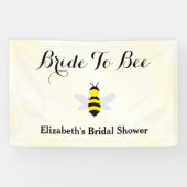 Bruid die bruid wordt Bruidsfeest Spandoek (Horizontaal)