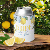 Bruid die gaat trouwen Hoofdtang Lemon & Bloem Blikjeskoeler