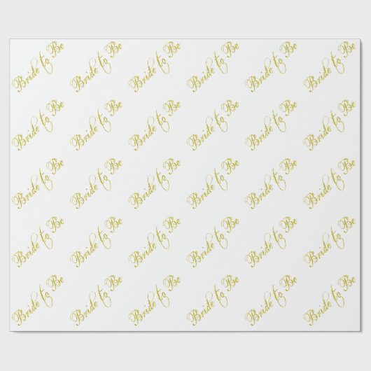 Bruid die op het punt staat te trouwen bruiloft br cadeaupapier (Vlak)