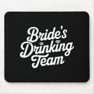 Bruid Drinkteam Bachelorette Feest Funny Trouwfees Muismat
