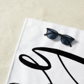 Bruid Elegante minimalistische bruiloft strandlake Strandlaken (In situ)