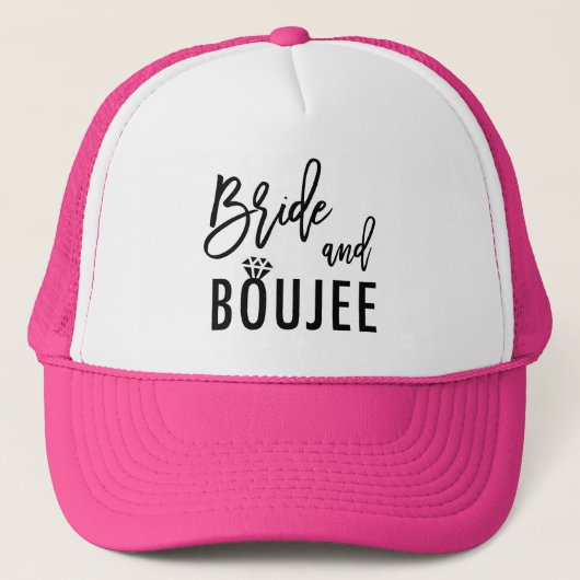 Bruid en Boujee Bachelorette Bruid To Be Trucker Pet (Voorkant)