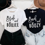 Bruid en Boujee Bachelorette Party Bruid T-shirt<br><div class="desc">Bruid en Boujee Bachelorette Party Bruid T-shirt</div>