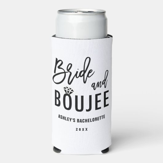 Bruid en Boujee Bachelorette Party Seltzer Blikjeskoeler (Seltzer Voorkant)