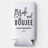 Bruid en Boujee Bachelorette Party Seltzer Blikjeskoeler (Achterkant)