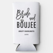 Bruid en Boujee Bachelorette Party Seltzer Blikjeskoeler (Voorkant)