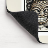 Bruid en Bruidegom Aloha Ananas Tiki Hoofd Trouwen Muismat (Hoek)