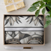 Bruid en Bruidegom Aloha Ananas Tiki Hoofd Trouwen Tissuepapier (Geschenk)