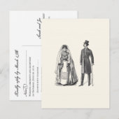  bruid en bruidegom antwoord Briefkaart (Voorkant / Achterkant)