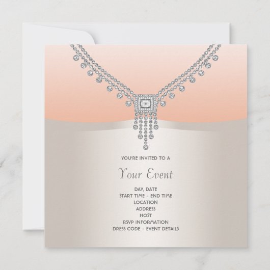 Bruid en Bruidegom Black Tie Feest Kaart (Achterkant)