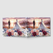 Bruid en Bruidegom Bloemenshop Bruiloft Gastenboek (Volledig)