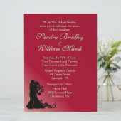 Bruid en bruidegom Bourgondië Kaart (Staand voorkant)