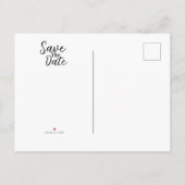 bruid en bruidegom Briefkaart bruiloft uitnodiging (Achterkant)