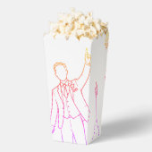 Bruid En Bruidegom Doodle Popcorn Favor Zak  Bedankdoosjes (Popped)