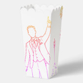 Bruid En Bruidegom Doodle Popcorn Favor Zak  Bedankdoosjes (Voorkant)