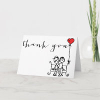 Bruid en Bruidegom Doodles Trouw Trouwkaart