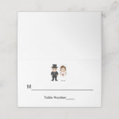 Bruid en bruidegom - Escort Kaarten Plaatskaartje (Buitenkant ongevouwen)