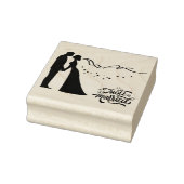 Bruid en bruidegom Gewoon Getrouwd Rubber Stamp Rubberstempel (Stempel)