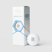 Bruid en Bruidegom Golfbal Trouwontwerp Golfballen (Verpakking)