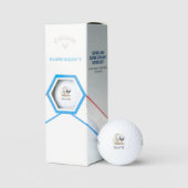 Bruid en Bruidegom Golfbal Trouwontwerp Golfballen (Verpakking)