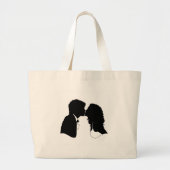 Bruid en bruidegom grote tote bag (Voorkant)