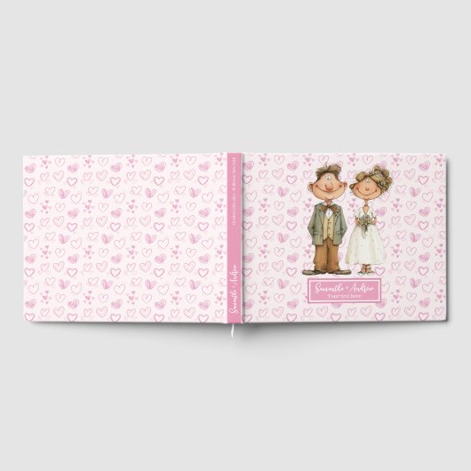 Bruid en bruidegom Humor bruiloft gastenboek (Volledig)