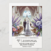 Bruid en bruidegom in Kapel Kaart (Voorkant / Achterkant)