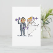Bruid en Bruidegom  Kaart (Staand voorkant)